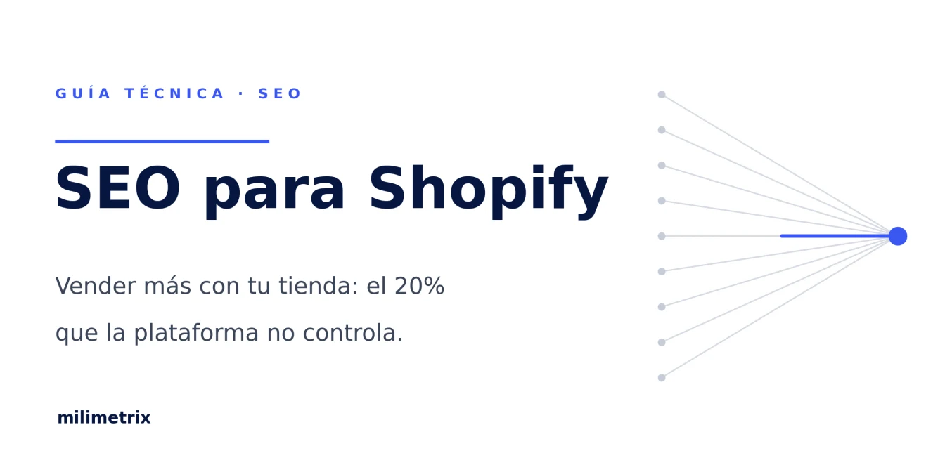SEO para Shopify: la guía técnica para vender más con tu tienda